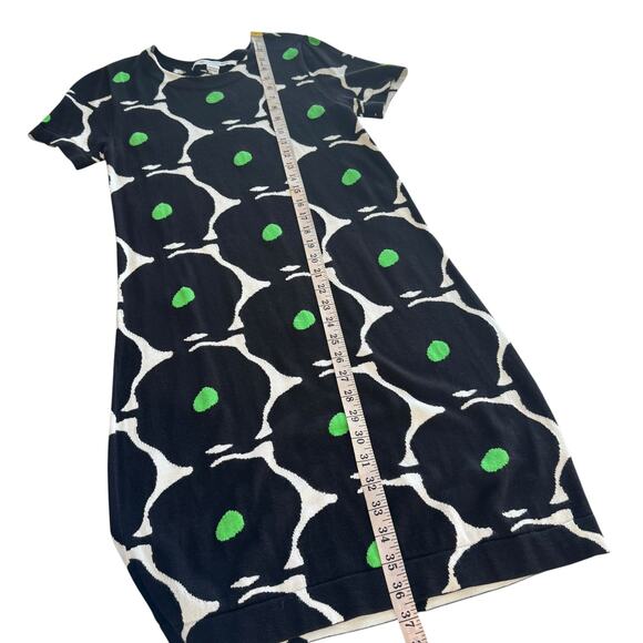 Diane von Furstenberg Chioma Intarsia Knit Dress Size Small Retro Floral Printed - Picture 15 of 16